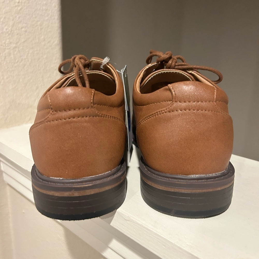 Men's Leo Oxford Dress Shoes - Goodfellow & Co Brown 7 - Picture 5 of 9